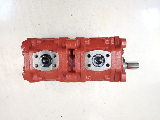 calidad  NABCO Gear Pump for Concrete Machinery Pump NABCO-56+50-A1 Cast Iron and Aluminum alloy materials Triple Hydraulic Pump One year warranty Factory Supply fábrica