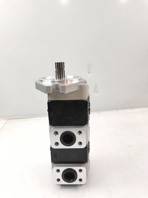 Calidad  For Excavators Gear Pump Hydraulic Pump Double Pump CBHZLA-F36+F25-A2F1Φ13L Cast Iron and Aluminum alloy Oil Transfer Pump Hydraulic Parts One Year Warranty Fábrica