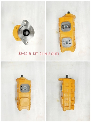PUMPA DE PARTES DE GRELOS HIDRAULICOS NUMERO 32+32-R-13T 2+2 ROTACIÓN DIRECTA PUMPA DE GRELOS HIDRAULICOS de alta presión El motor de la bomba de engranaje hidráulico está equipado con una válvula de carga de alta velocidad y una válvula de carga de alta velocidad.