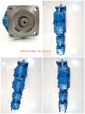 GXP10-90+100+(0)35+35-R Bomba de engranajes hidráulica para América Parker GXP10 GXP1 GXP0 Serie GXPP GXP2 Material de aleación de aluminio Un año de garantía