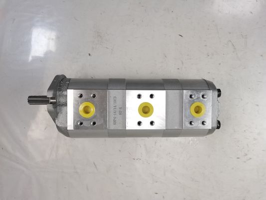 Bomba de engranajes hidráulica de alto rendimiento KHP4-14+14+10CD con potencia de 11KW, caudal de 1060 lpm y presión de 160kPa-250kPa, piezas hidráulicas para maquinaria agrícola