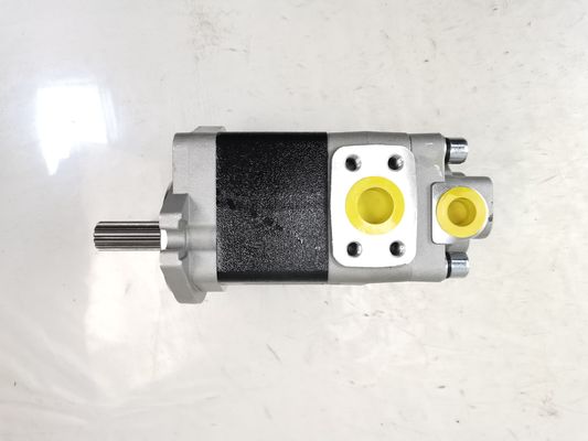 Bomba de engranajes de engranaje externo de media y alta presión SYHYK-F60+F08-A1TΦL Bomba hidráulica Piezas de repuesto de repuesto para Komatsu Kawasaki utilizadas en maquinaria pesada