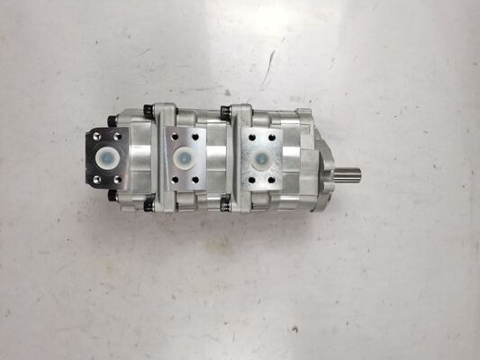 Bomba de engranajes hidráulicos BAR12+12+12 Alta calidad para Komatsur Fabrica de maquinaria de construcción Suministro de piezas de repuesto hidráulicas