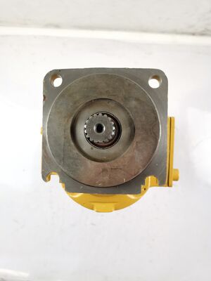 Bombas de engranajes hidráulicos CBGJ2051+2051+2051 17T L Materiales de aleación de aluminio y irios de color amarillo Bombas hidráulicas de aceite para maquinaria de construcción