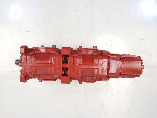 Serie NABCO bomba de engranaje hidráulico NABCO-15TLC-4 ((56+50-A1-12) Materiales de aleación de aluminio e irios bomba de aceite hidráulico para excavadora