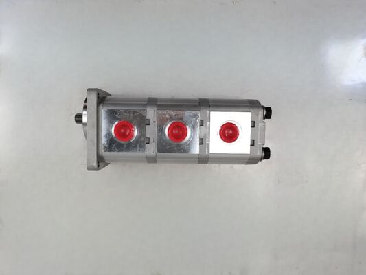 Bomba de engranajes hidráulica de aleación de hierro y aluminio 12+12+9CC-15T-R Rango para suministro de fábrica de maquinaria de construcción Piezas de repuesto hidráulicas