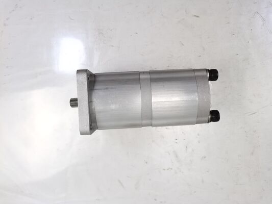 16.3+16.3-15T-L Bomba de engranajes hidráulica de aleación de hierro y aluminio Materiales Rango para maquinaria de construcción Suministro de fábrica Piezas de repuesto hidráulicas