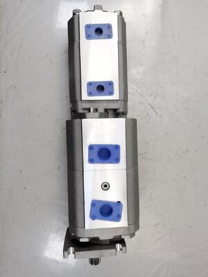 4 Etapas de la bomba de engranaje hidráulico 80+80+40+8 Materiales de alta calidad de hierro y aleación de aluminio gama para la maquinaria de construcción Fabrica de suministro de piezas hidráulicas