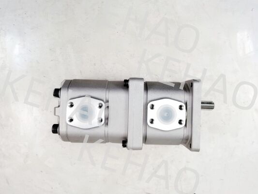 Bombas de engranajes hidráulicos Bombas de engranajes para máquinas pesadas Dirección y dispositivos de potencia Bombas de aceite Número de pieza 704-56-11101 Aleación de aluminio