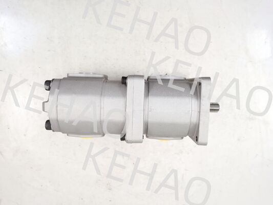 Bombas de engranajes hidráulicos Bombas de engranajes para máquinas pesadas Dirección y dispositivos de potencia Bombas de aceite Número de pieza 704-56-11101 Aleación de aluminio