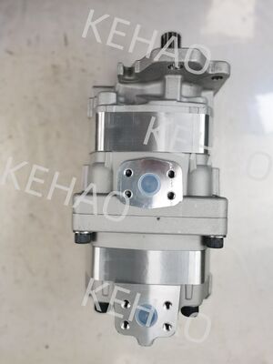 Bomba de engranajes hidráulica para maquinaria pesada 705-52-30A70 fabricada en aleación de aluminio, diseñada para la potencia hidráulica y la transferencia de fluidos en equipos de construcción.