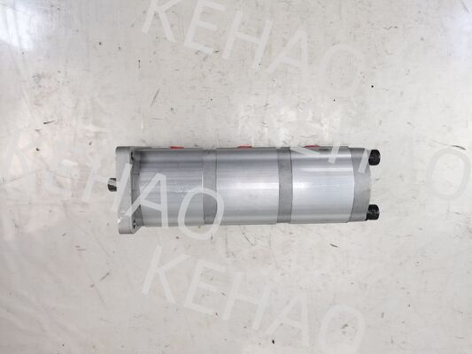 3 Etapas de la bomba de engranajes hidráulicos 307012-8160 (((14+14+14) Materiales de alta calidad de hierro y aleación de aluminio gama para la maquinaria de construcción Fabrica de suministro de piezas de repuesto hidráulicas