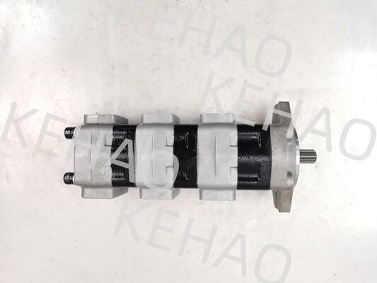 Bomba de engranajes hidráulica de alta calidad CBKSL2-G25+G16+G16-A1T11Φ13L Bomba de engranajes personalizable OEM de acero inoxidable 1 año de garantía