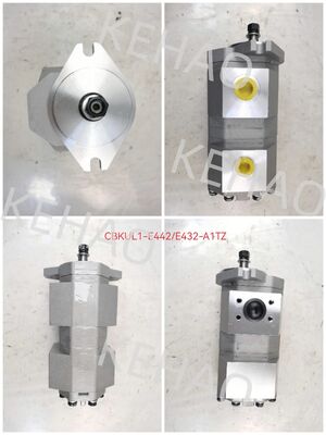 Bomba de engranajes CBKUL1-E442+E432-A1TZ de alta calidad para dirección y potencia, bomba de aceite para dispositivos, repuestos hidráulicos utilizados en maquinaria Komatsu