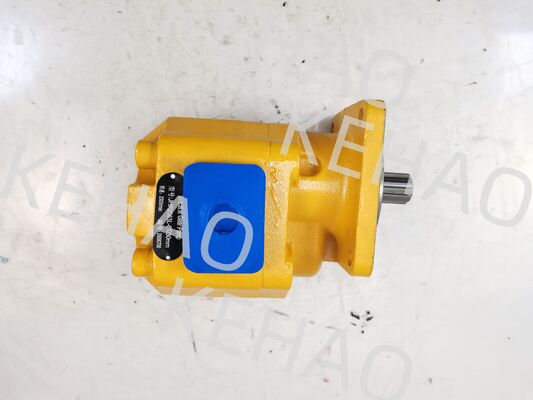 JHP2063L 6T Bomba de topadora de 6 toneladas, material de aleación de aluminio y hierro fundido, bombas de engranajes hidráulicos, color amarillo, caudal de 200 para CAT