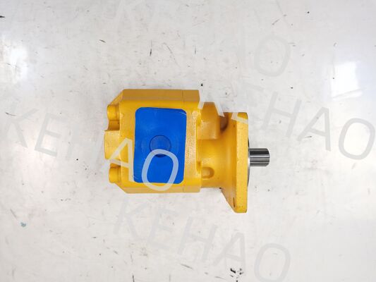JHP2063L 6T Bomba de topadora de 6 toneladas, material de aleación de aluminio y hierro fundido, bombas de engranajes hidráulicos, color amarillo, caudal de 200 para CAT