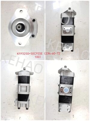 Bomba de engranajes hidráulica número de pieza KFP3250+50CFESE (234-60-72100) Bomba de engranajes de alta calidad para maquinaria pesada Bomba de aceite de engranajes de grado industrial de alta presión