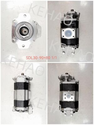 Hydraulic Gear Pump SDL30-90+80 1+1 Steering and Power device High Quality Hydraulic Spare Parts Used in Kawasaki Machinery