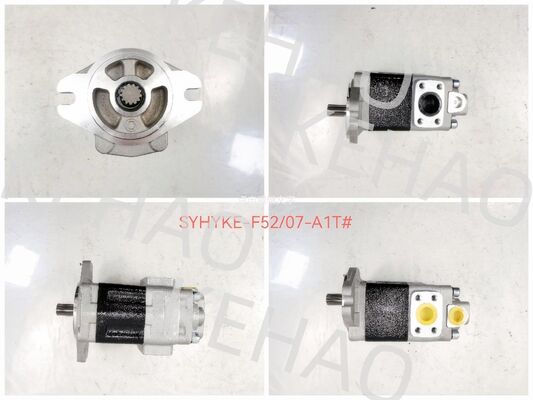 Para bomba de aceite de grado industrial Kawasaki SYHYKE-F52+F07-A1TΦ Usada en maquinaria de construcción, suministro de fábrica de bomba de engranajes hidráulicos