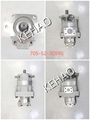 705-52-30590 Hydraulic Gear Pump Iron and Aluminum alloy materials Range for Construction Machinery Factory Supply Gear Pump Customize
