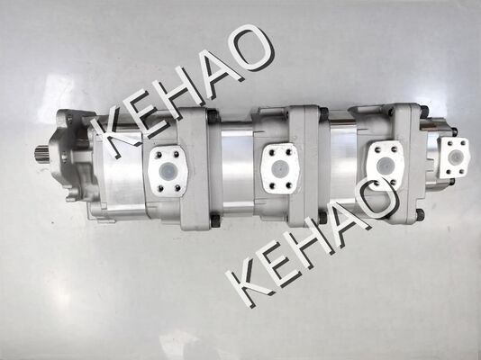 For WA420-1C/542 Komatsu Machinery Gear pump 705-56-34100/ SAR 80+63+50+12 Hydraulic Gear 3-stage Pump Factory Supply