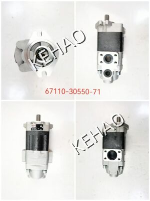 KEHAO 67110-30550 bomba de engranaje hidráulico con 1060lpm flujo 11KW potencia de acero inoxidable y aleación de aluminio 1 año de garantía