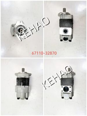 67110-32870/ 67110-30550 Bombas de engranajes hidráulicos de alta presión Aceite de engranajes de grado industrial Reemplazo hidráulico para equipos de construcción