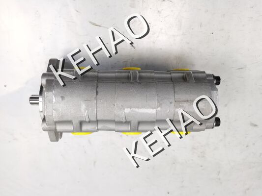 KRP Hydraulic Gear pump KRP4-12+12+9CC Cast Iron  Aluminum alloy One Year Warranty Gear pump for Excavator Steering device Variable pump