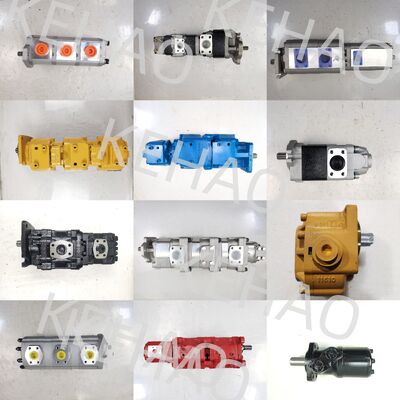 Komatsu KRP4 Series Hydraulic Gear Pump KRP4-12+12+12 10T R KRP4-9+9+7 10T High Pressure Grade Gear Oil Pump Replacement For Construction Equipment