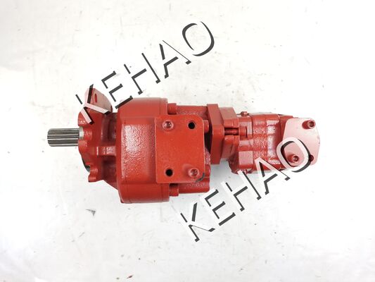 Bomba de engranajes hidráulica KYB personalizada KYB5171+KFR4-17L Tamaño (53MM+47MM) Grado Industrial Aceite de engranajes Hidráulica Reemplazo Suministro de fábrica