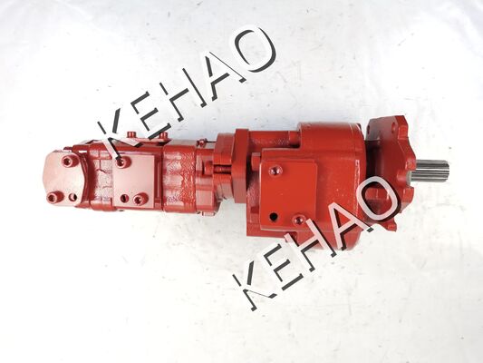 KYB Bomba de engranajes hidráulicos KYB5171-KRP22-32+19 para excavadora Material de aleación Dirección Un año de garantía Bomba de engranajes Bomba variable