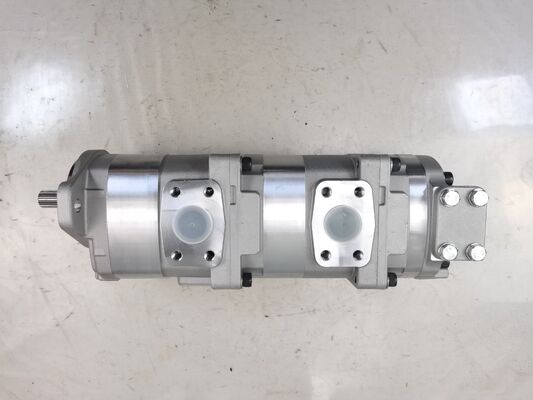 Excavator Gear Oil Pump 705-55-24130 Hydraulic Pump SAL50+40+8 Replacement for Komatsu WA320-3/300-3 Aluminum Alloy One Year Warranty
