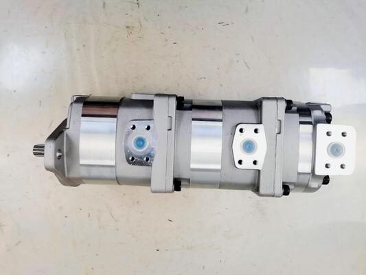 Excavator Gear Oil Pump 705-55-24130 Hydraulic Pump SAL50+40+8 Replacement for Komatsu WA320-3/300-3 Aluminum Alloy One Year Warranty