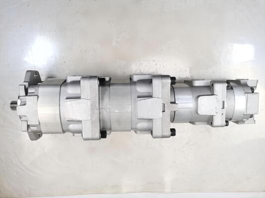 Cargador de ruedas bomba hidráulica de engranajes 705-56-36070 Materiales de aleación de hierro y aluminio bomba de engranajes de 4 etapas con presión de 200 bar para maquinaria industrial Komatsu