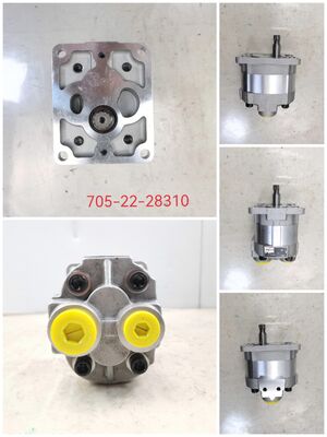 KEHAO Gear Pump 705-22-28310 Materiales de aleación de hierro y aluminio Bomba de transferencia de aceite industrial OEM ODM para Komatsu HD465-7E/7R Suministro de fábrica de camiones de basura