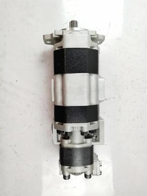 Kawasaki Cargadores bomba de engranajes hidráulicos 44083-61050 hierro fundido bomba de aceite de engranajes de grado industrial SDL30-80+(20) Equipo de construcción de repuesto