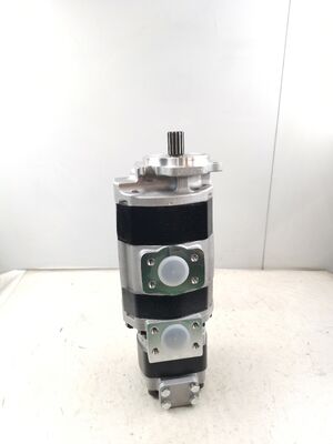 Bomba hidráulica de engranajes Kawasaki 90ZV-5 44083-61860/SDL30-71.4+50.4+（20） Piezas de repuesto hidráulicas de hierro fundido para equipos de cargadores de ruedas