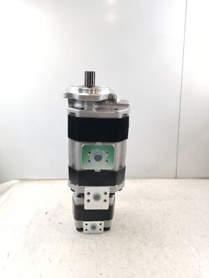 Bomba hidráulica de engranajes Kawasaki 90ZV-5 44083-61860/SDL30-71.4+50.4+（20） Piezas de repuesto hidráulicas de hierro fundido para equipos de cargadores de ruedas
