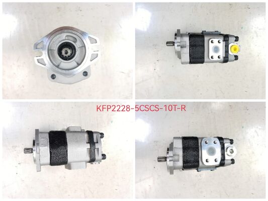 Bomba de Engranajes Komatsu KFP2228-5CSCS/KFP2228-5ASCS Bomba Hidráulica Materiales de Hierro Fundido y Aleación de Aluminio Suministro de Fábrica de Piezas Hidráulicas de Alta Presión