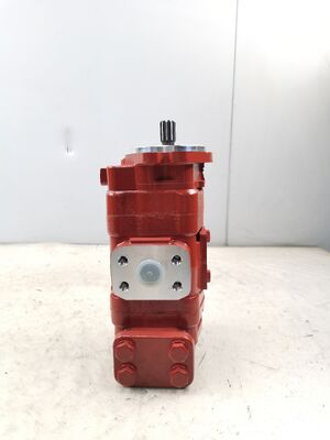 Bomba de engranajes hidráulica KAYABA KFR4-27+17 de hierro fundido y aleación de aluminio, bomba de transferencia de aceite de grado industrial para piezas de reparación de maquinaria pesada OEM ODM