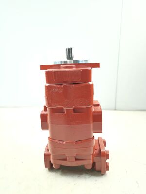 Bomba de engranajes hidráulica KAYABA KFR4-27+17 de hierro fundido y aleación de aluminio, bomba de transferencia de aceite de grado industrial para piezas de reparación de maquinaria pesada OEM ODM