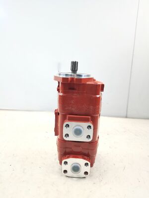 Bomba de engranajes hidráulica KAYABA KFR4-27+17 de hierro fundido y aleación de aluminio, bomba de transferencia de aceite de grado industrial para piezas de reparación de maquinaria pesada OEM ODM