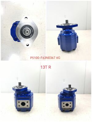 Bomba de engranajes hidráulica KEHAO P5100-F63N03676G Piezas hidráulicas de reparación Hierro fundido Aleación de aluminio Bomba de engranajes de aceite para equipos excavadores Certificado ISO9001
