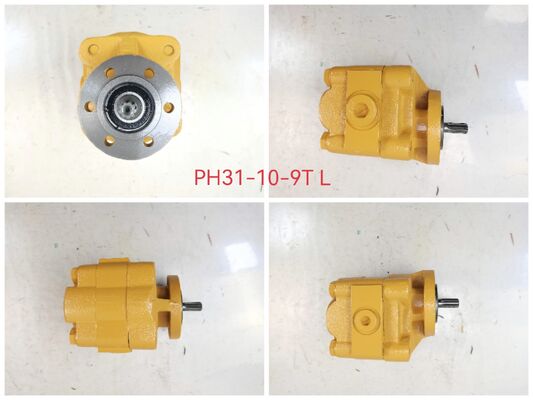 Bomba de engranajes hidráulica PH31-10-9T L Motor hidráulico Bomba de alta presión Hierro fundido Aleación de aluminio Bomba de aceite Fuente de alimentación Repuestos hidráulicos