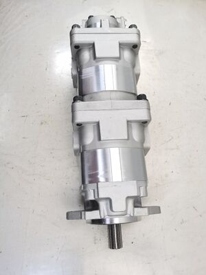 Bomba de engranajes hidráulicos Bomba Komatsu SAR3-90+90+(1)20 Motor hidráulico aleación de hierro fundido de aluminio Bomba de aceite Maquinaria pesada Fuente de energía Partes de repuesto hidráulicos Certificación
