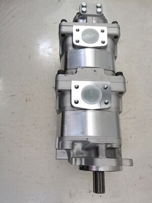 Bomba de engranajes hidráulicos Bomba Komatsu SAR3-90+90+(1)20 Motor hidráulico aleación de hierro fundido de aluminio Bomba de aceite Maquinaria pesada Fuente de energía Partes de repuesto hidráulicos Certificación