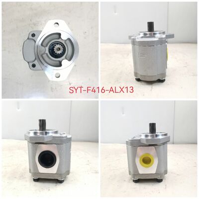 Bomba de engranajes de alta presión SYT-F414-ALX13L/SYT-F416-ALX13 Bomba hidráulica de grado industrial para excavadoras Máquinas pesadas Suministro de fábrica de aleaciones de acero y aluminio