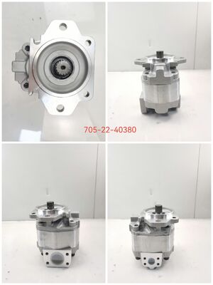 Para la bomba hidráulica Komatsu 705-22-40380 de hierro fundido y aleación de aluminio bomba de engranaje industrial utilizada en Komatsu PC1250LC-8 piezas de reparación de maquinaria suministro de fábrica