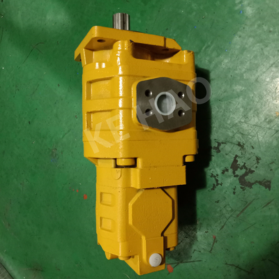 Pompa hydráulica del gato del buey amarillo de la resbalón/estructura compacta de aluminio de la bomba de engranaje