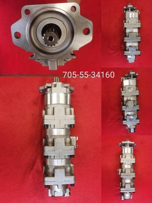 705-55-34160 peso de la bomba de engranaje del cargador de la rueda de KOMATSU WA300 WA320: 45,3 kilogramos
